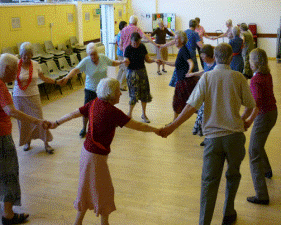 Headington Quarry folk dancers